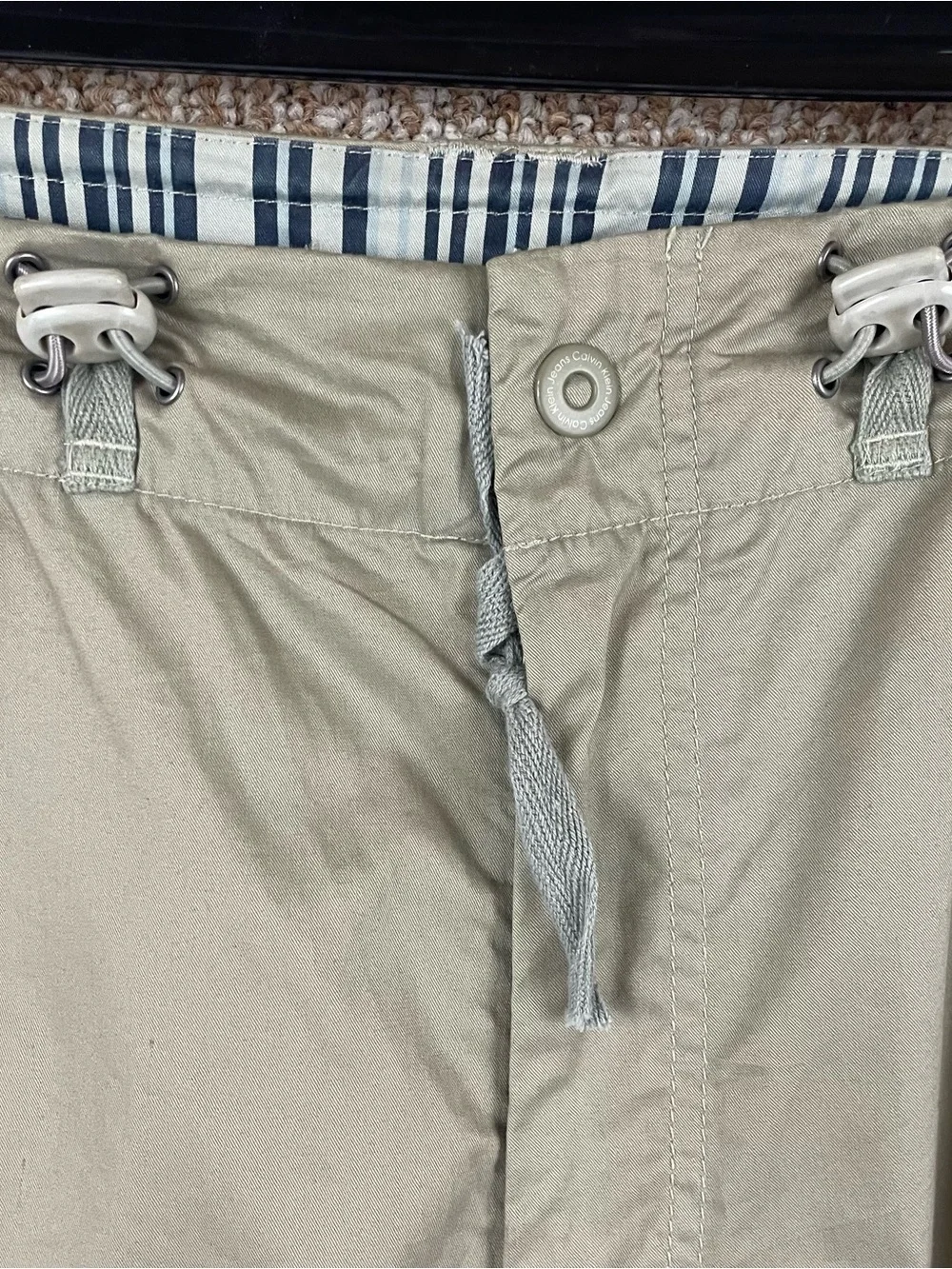 Vintage Y2K Cargo Pants Men's 36x32 Baggy Wide Leg Pockets Deadstock NWT C18